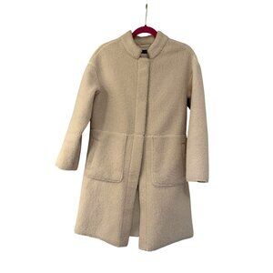 Stella + Lorenzo Cream Women's Plush Teddy Fleece Sherpa Coat Size XS